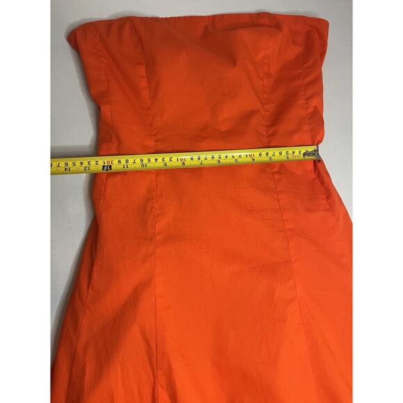 ASTR Women's Sleeveless Bubble Hem Dress Tangerine Size Large NWTS - Picture 4 of 8